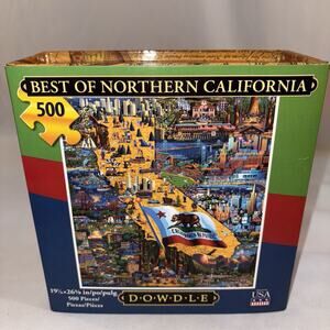 Eric Dowdle Jigsaw Puzzle Best Of Northern California 500 Pieces NEW SEALED BAG
